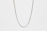 Heavy White Gold Cable Chain