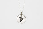 Round Medium Disc Pendant - Hummingbird