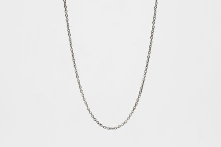 Heavy White Gold Cable Chain