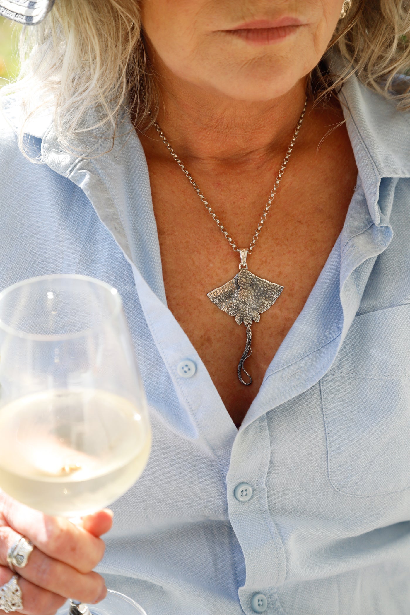 Large Stingray Pendant