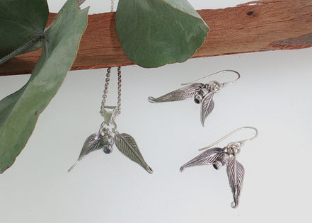 Gum Leaf and Gumnut Pendant