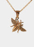 Bee & Diamond Pendant