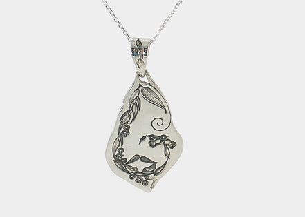 Wrens & Gums Leaf Pendant