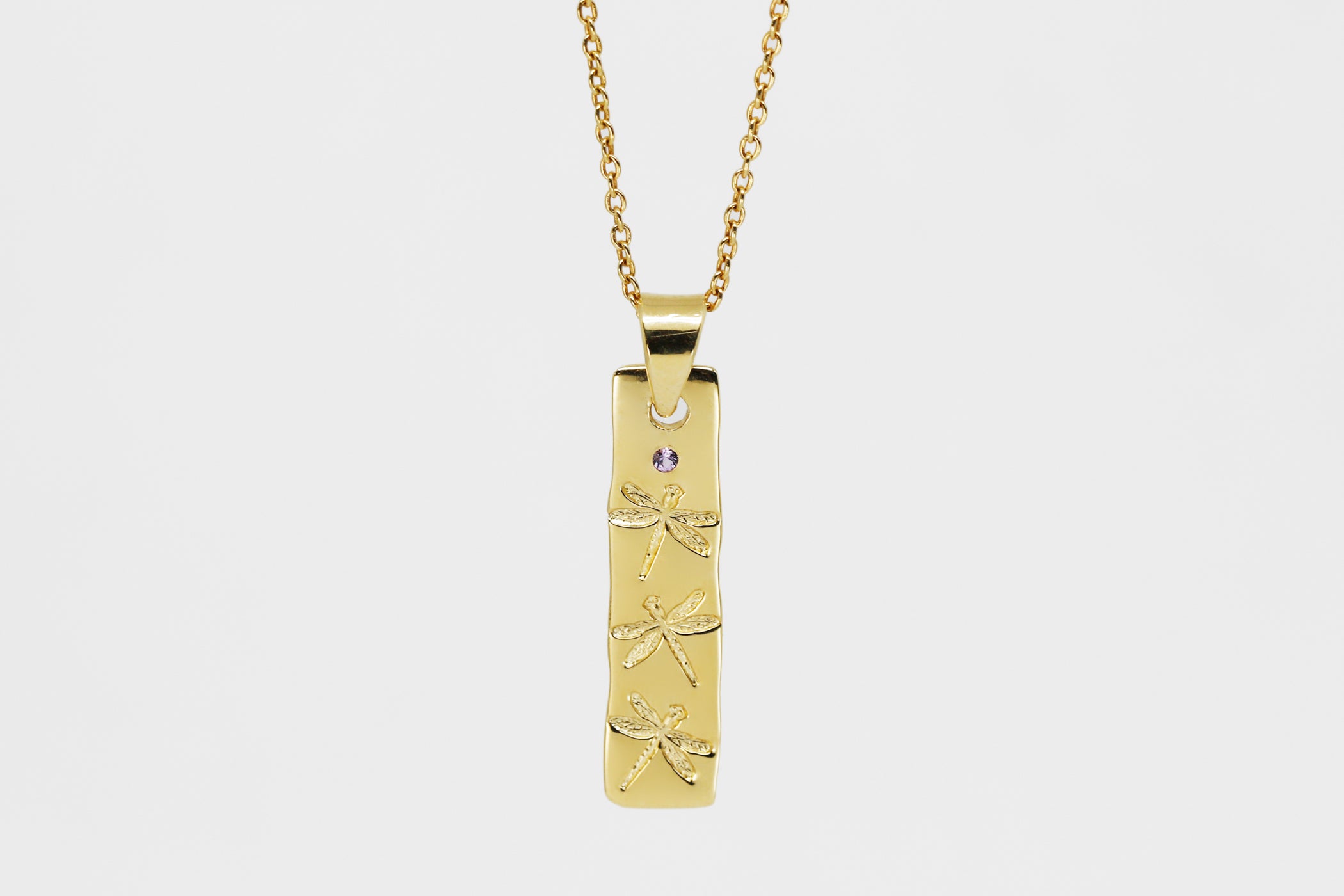 Dragonfly Rectangle Pendant