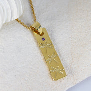 Dragonfly Rectangle Pendant