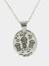 Jellyfish Oval Pendant