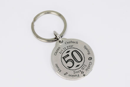 50 Years Celebration Keyring