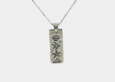 Ocean Rectangle Pendant