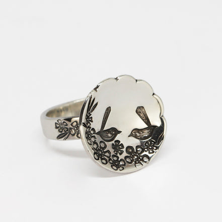 Rain Catcher - Floral Wrens
