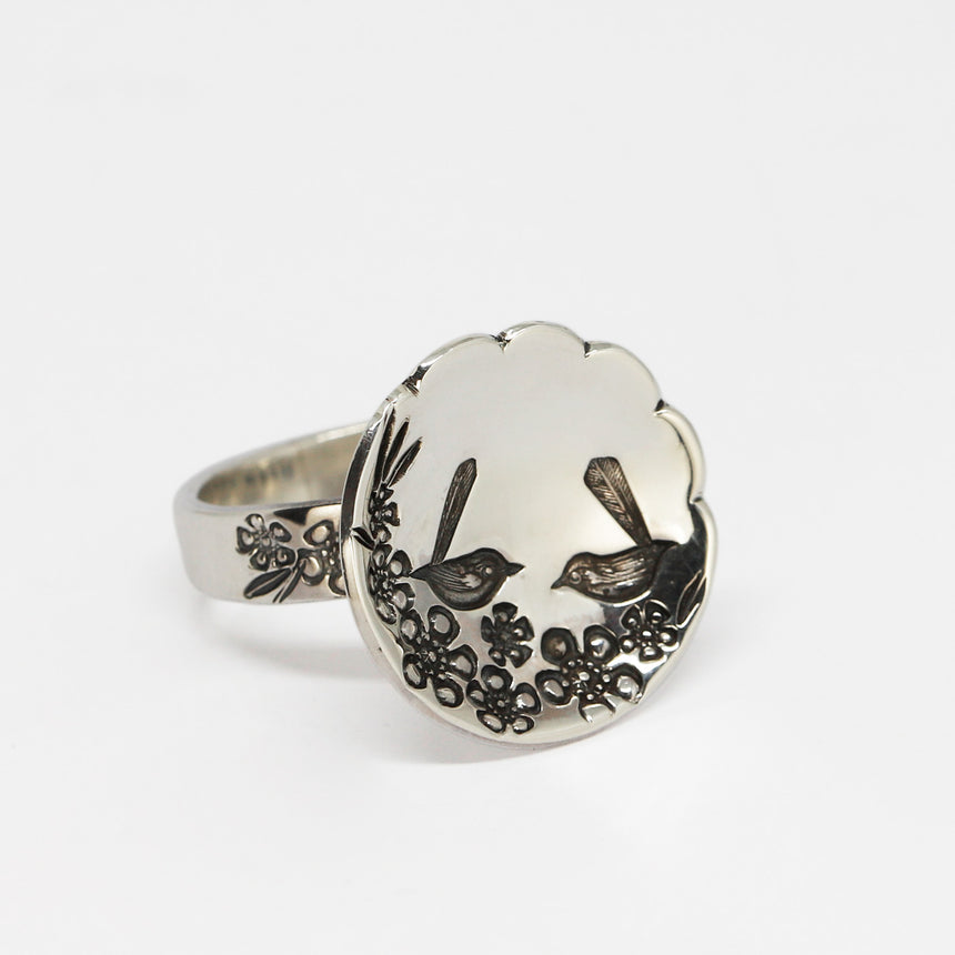 Rain Catcher - Floral Wrens