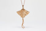 Large Stingray Pendant 18RG