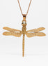 Rose Dragonfly Pendant