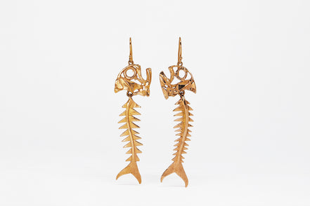 Fishbone Earrings