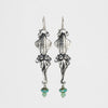 Squid Earrings with Aventurine & Turquoise