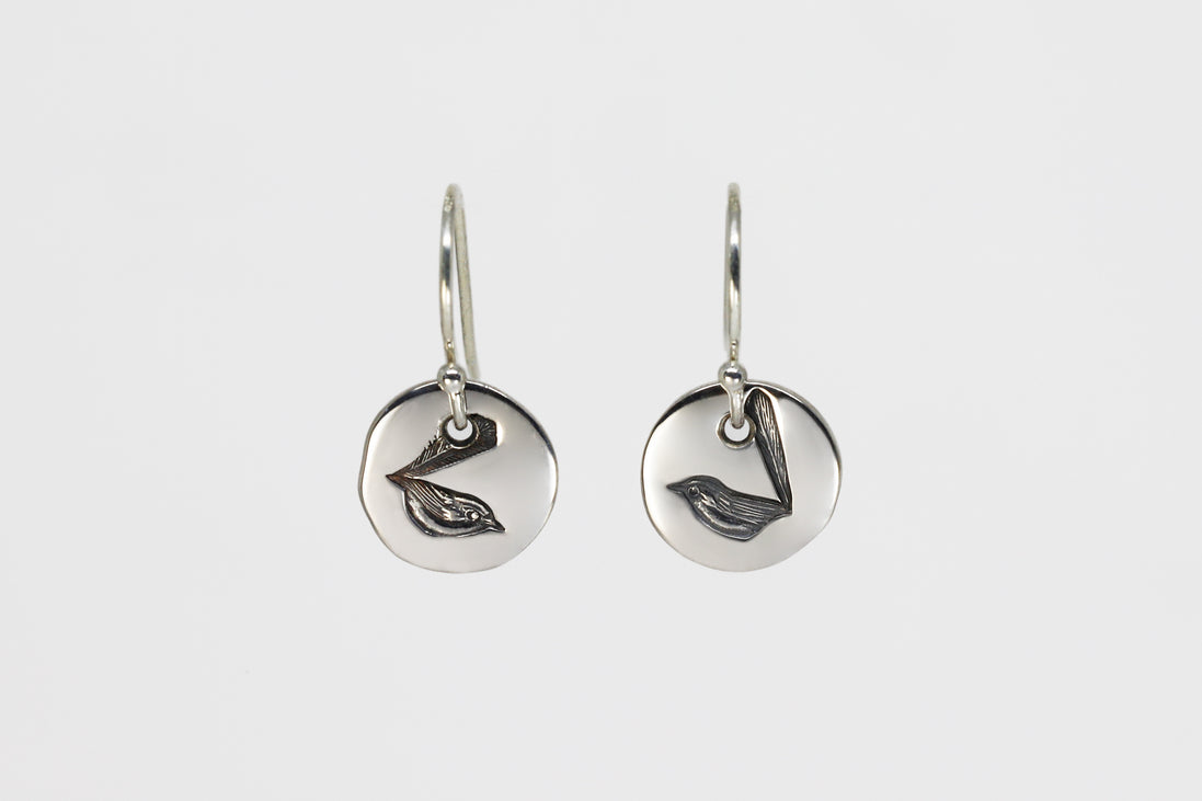 Round Small Disc Earrings - Wrens