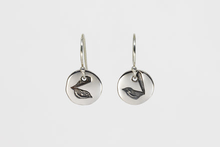 Round Small Disc Earrings - Wrens