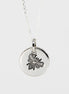 Round Medium Disc Pendant - Bee