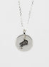 Round Medium Disc Pendant - Jellyfish