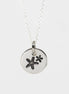 Round Medium Disc Pendant - Starfish