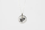 Round Medium Disc Pendant - Starfish