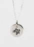 Round Medium Disc Pendant - Turtle