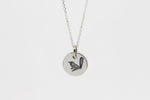 Round Medium Disc Pendant - Wren