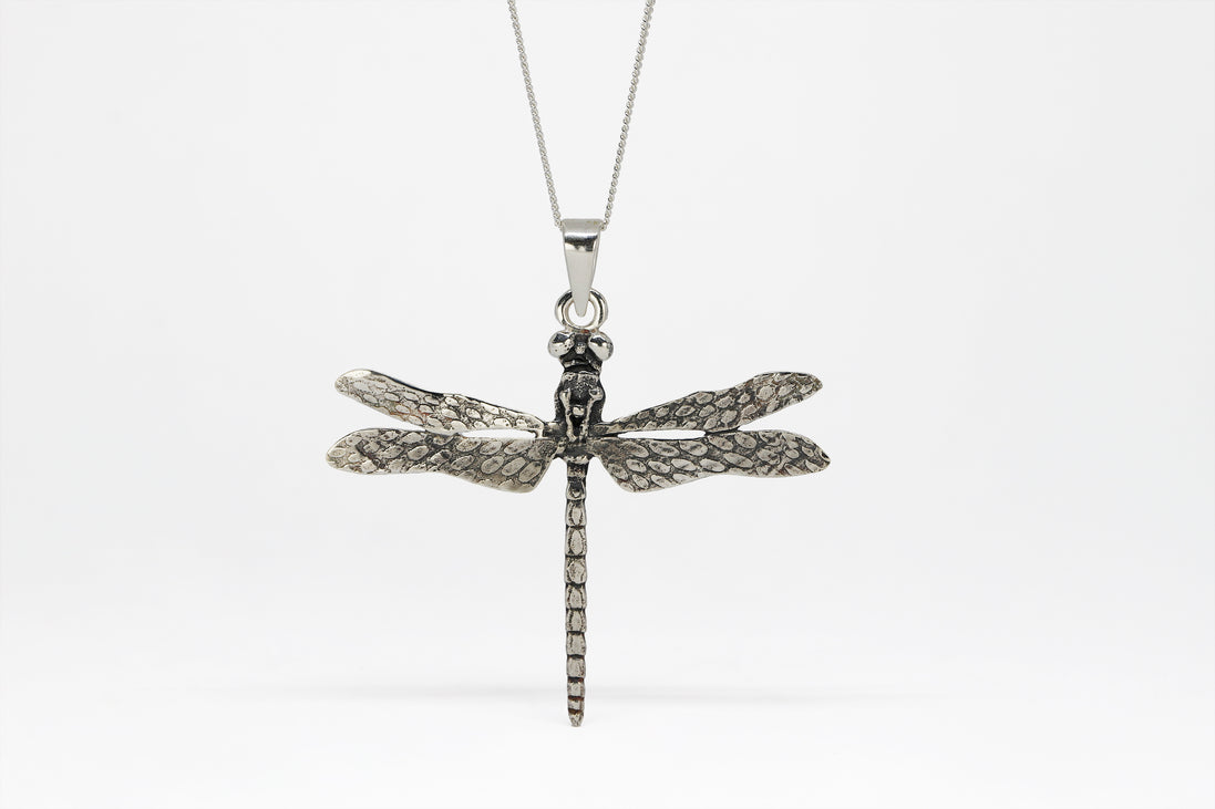 Large Fused Dragonfly Pendant