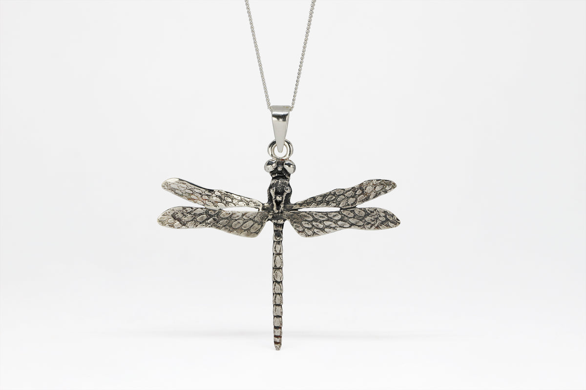 Large Fused Dragonfly Pendant
