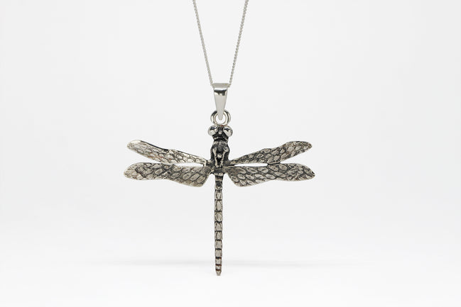Large Fused Dragonfly Pendant