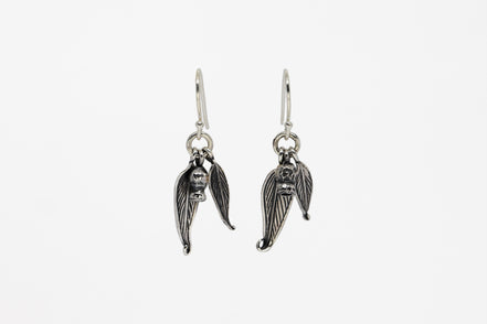 Gumnut Earrings Patina