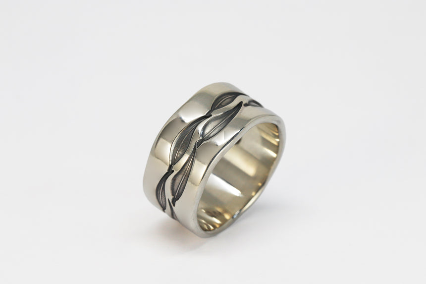 Gum Leaf Ring Collection - Size Q 1/2