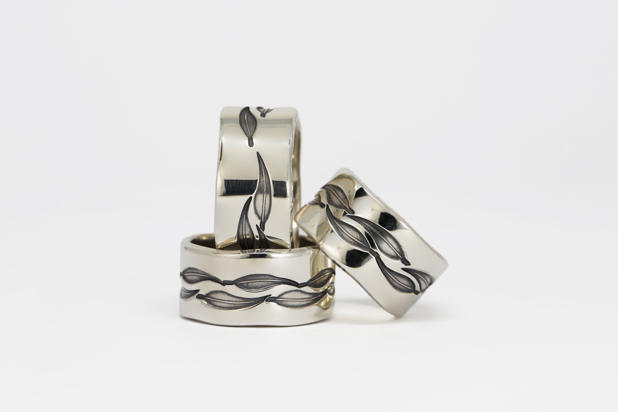 Gum Leaf Ring Collection