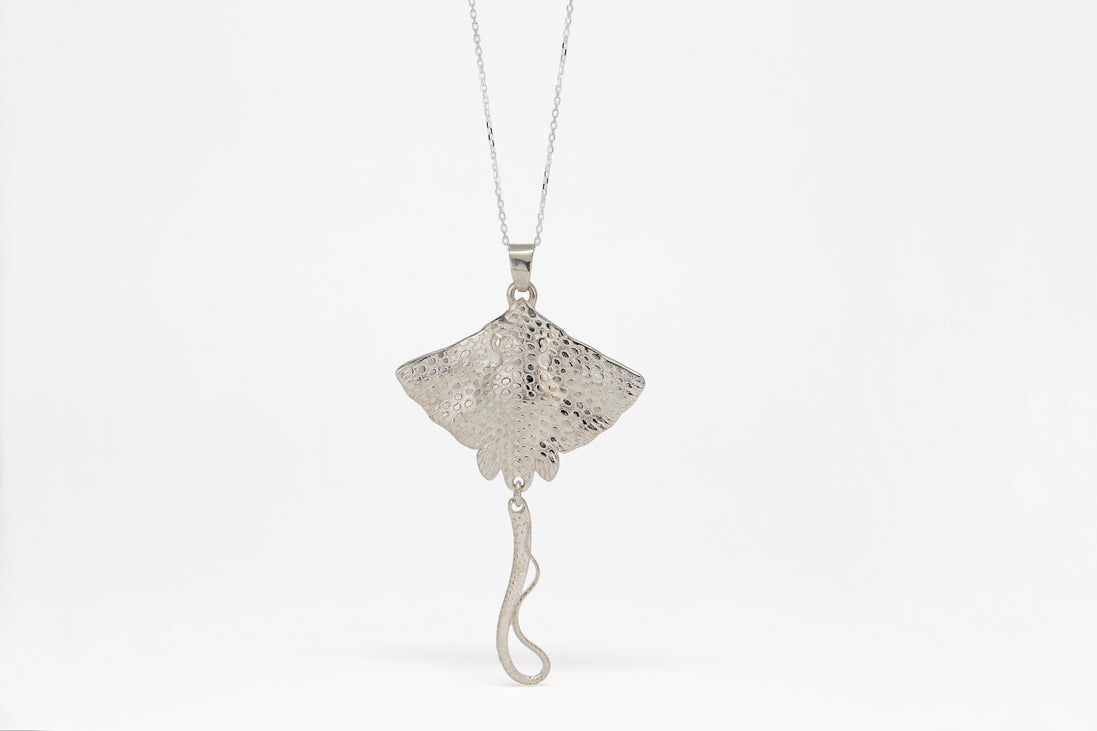 Large Stingray Pendant Polished