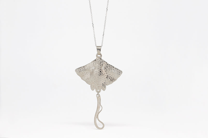 Large Stingray Pendant Polished