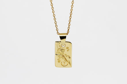 Stingray Rectangle Pendant