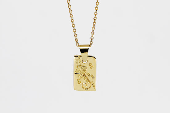 Stingray Rectangle Pendant