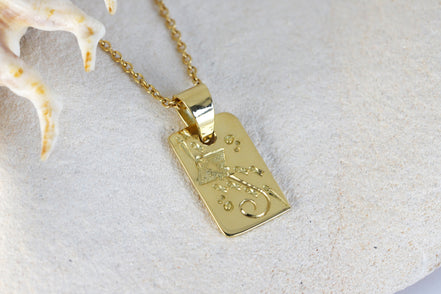 Stingray Rectangle Pendant