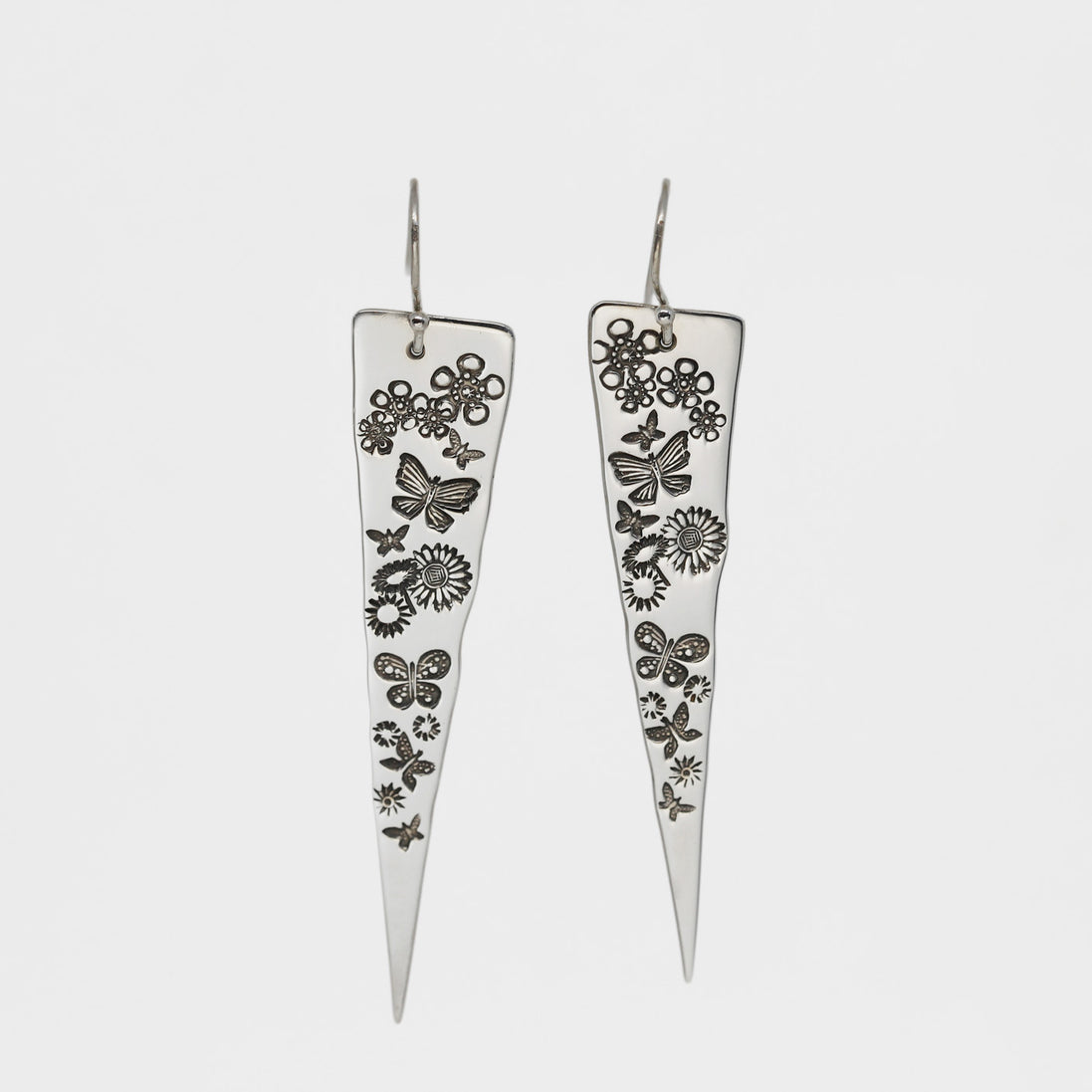 Triangle Butterflies & Blossoms
