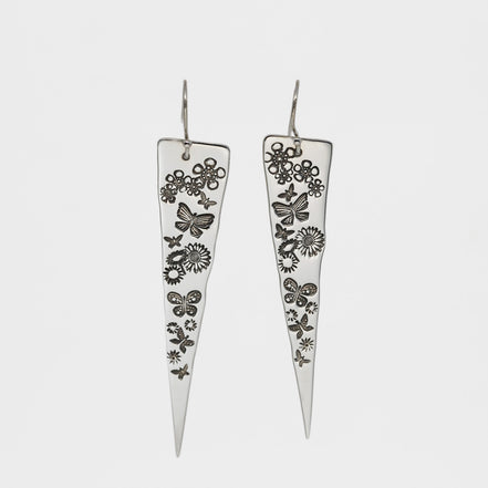 Triangle Butterflies & Blossoms