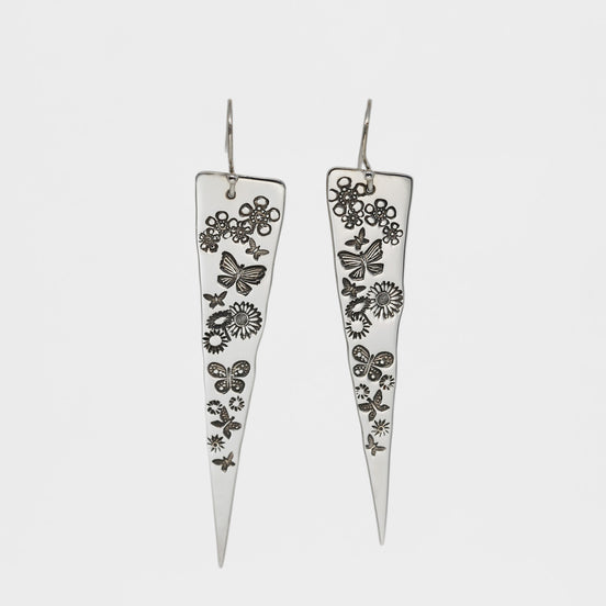 Triangle Butterflies & Blossoms