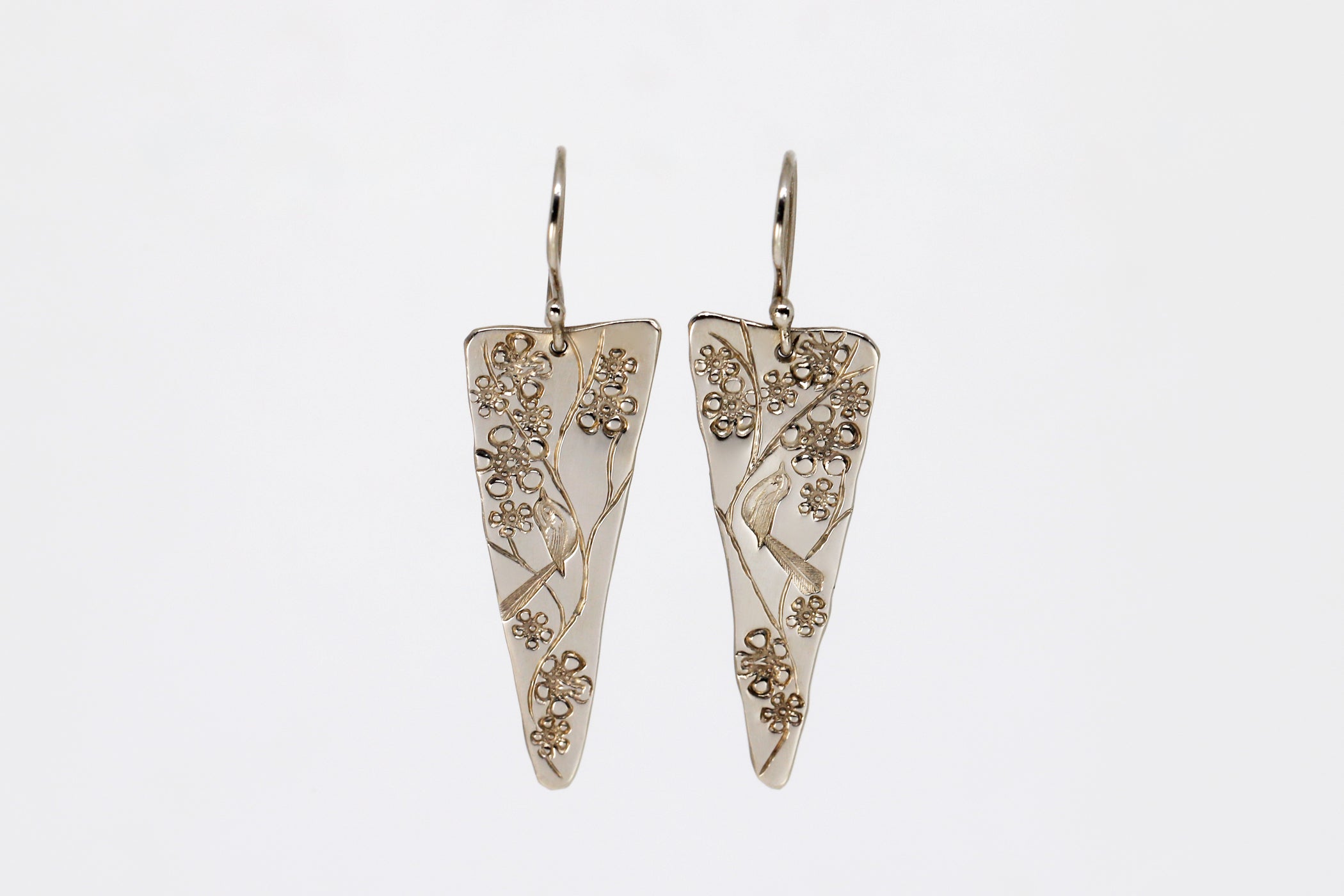 Wren Triangle Earrings