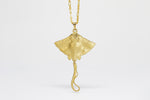 Large Stingray Pendant 9YG